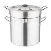 Vogue aluminium dubbele kookpan 28cm