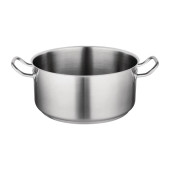 Vogue RVS kookpan laag model 36cm