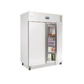 Polar RVS dubbeldeurs koelkast - 1300 liter - U634